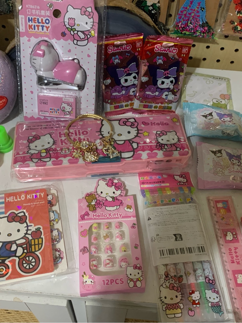 #83 Hello Kitty Pink Kids Jewelry and Accessory Set